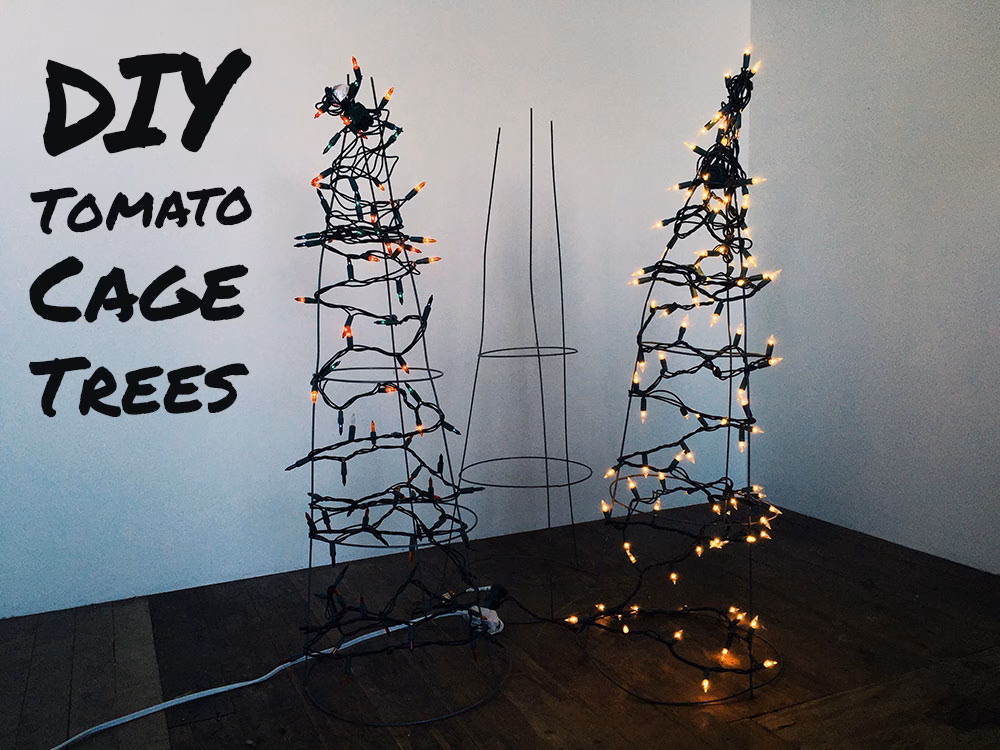 Tomato Cage Christmas Tree – DIY Alternative Christmas Trees