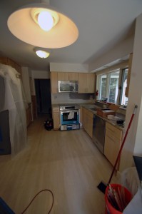 The countertops just went in today!