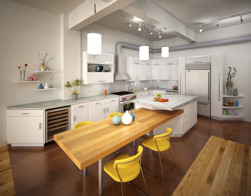 Rendering - Kelley Kitchen 2 - Whole Home