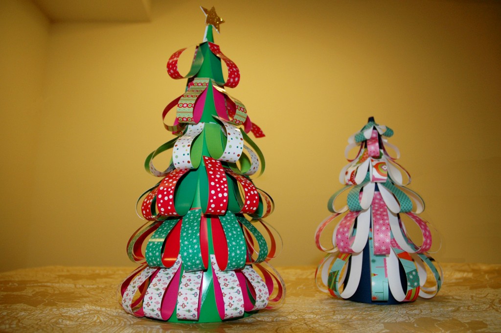 DIY Paper Scrap Trees