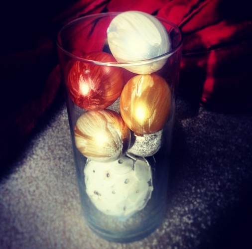 instagram metallic egg