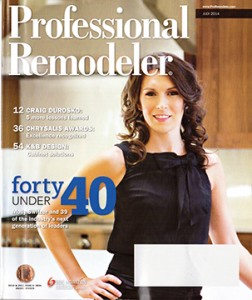 Professional Remodeler 40 under 40 2014 cover resized