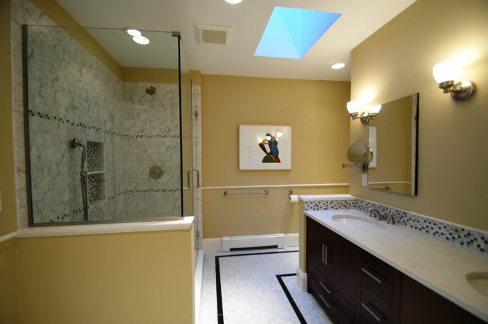 master bathroom remodel double vanity