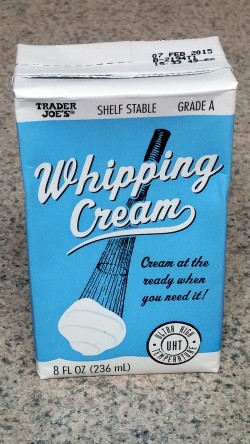 nobake - whipped cream