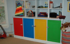 custom colorful storage compartments by new england design and construction