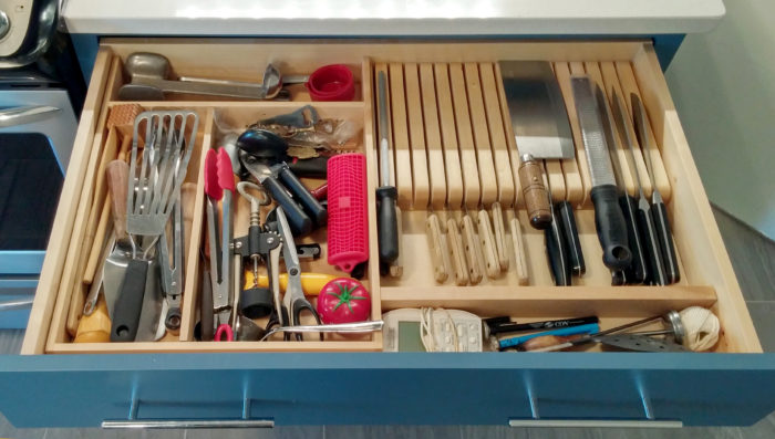 drawer organization kitchen storage
