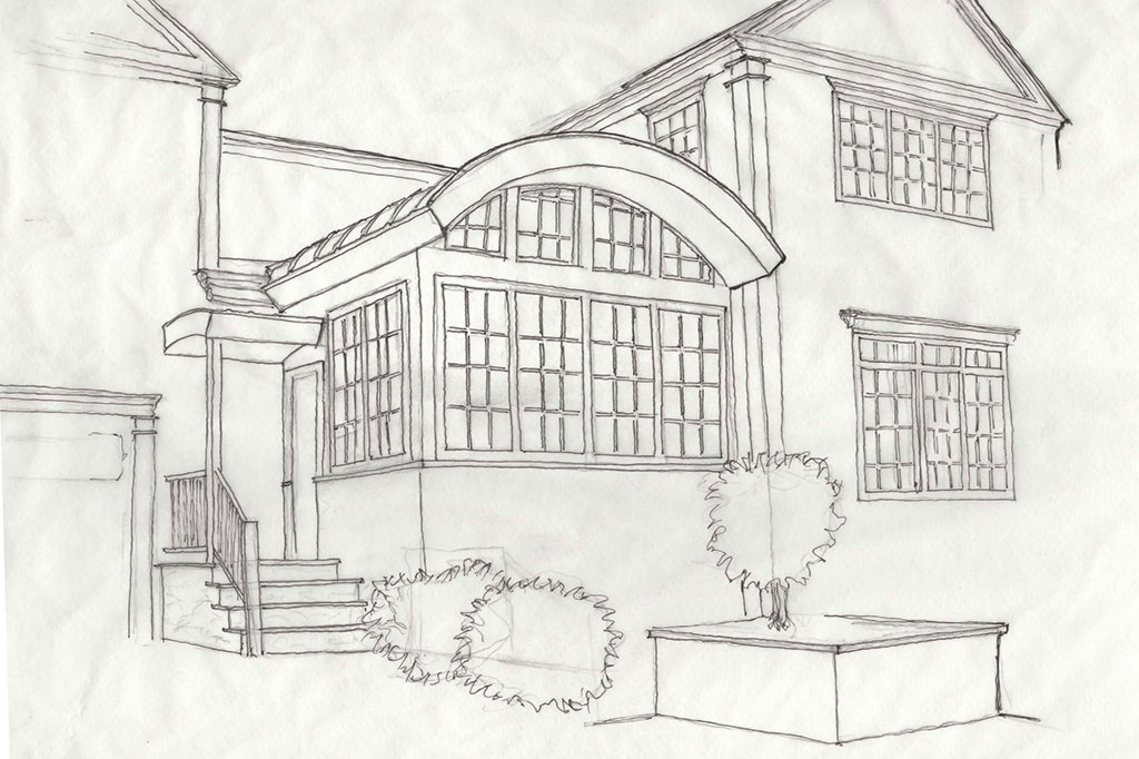 blueprint of house boston architects