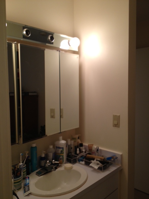 Chestnut Hill Condo - Before Vanity Area