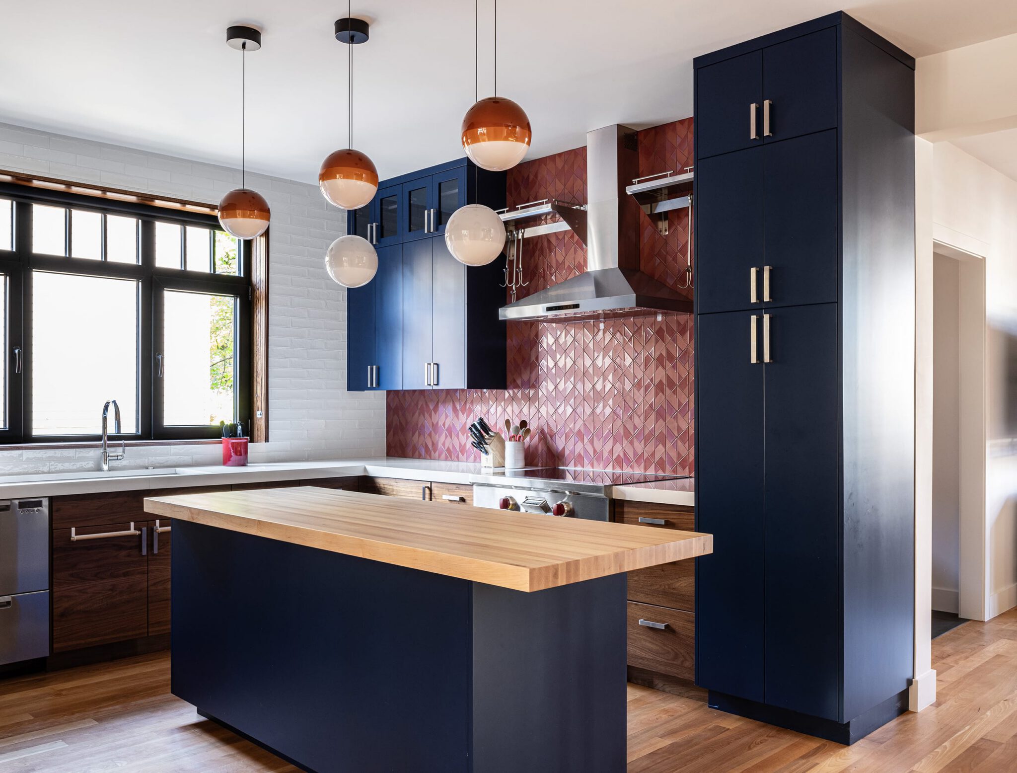 Contemporary Kitchen Remodel in Somerville, MA by New England Design & Construction project photo