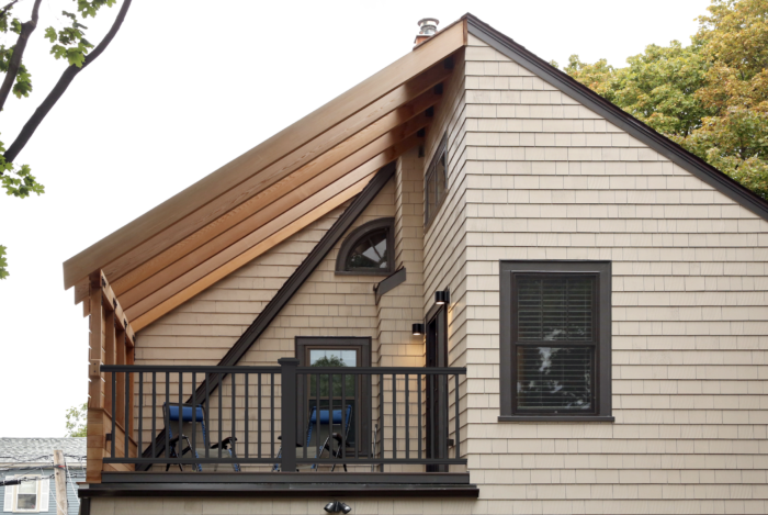 deck and porch addition in boston