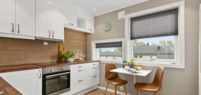 white kitchen cabinets in boston kitchen