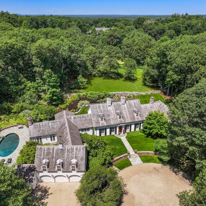 A beautiful Weston home at 100 Chestnut Street listed by Allison Mazer