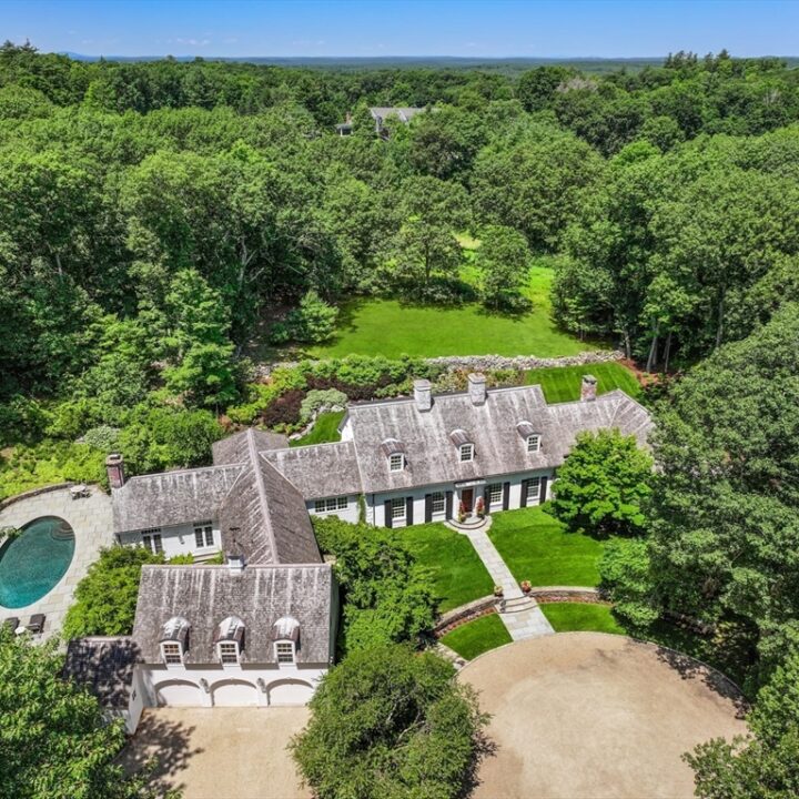 A beautiful Weston home at 100 Chestnut Street listed by Allison Mazer