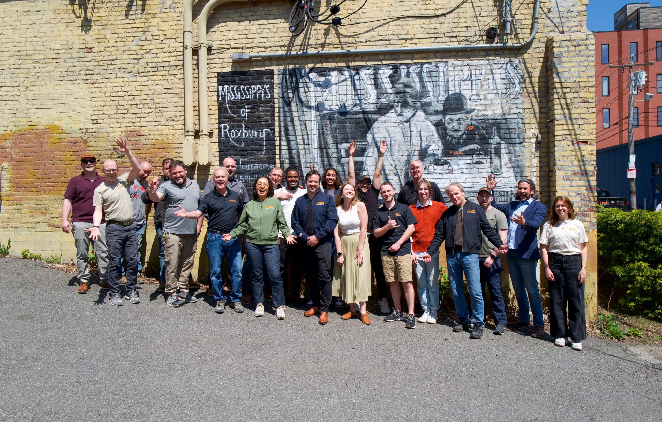 A photograph of the NEDC staff in April 2025