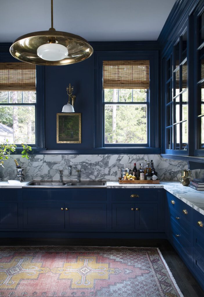 Photo of a butler's pantry in Newton MA, near Boston that was renovated by New England Design and Construction