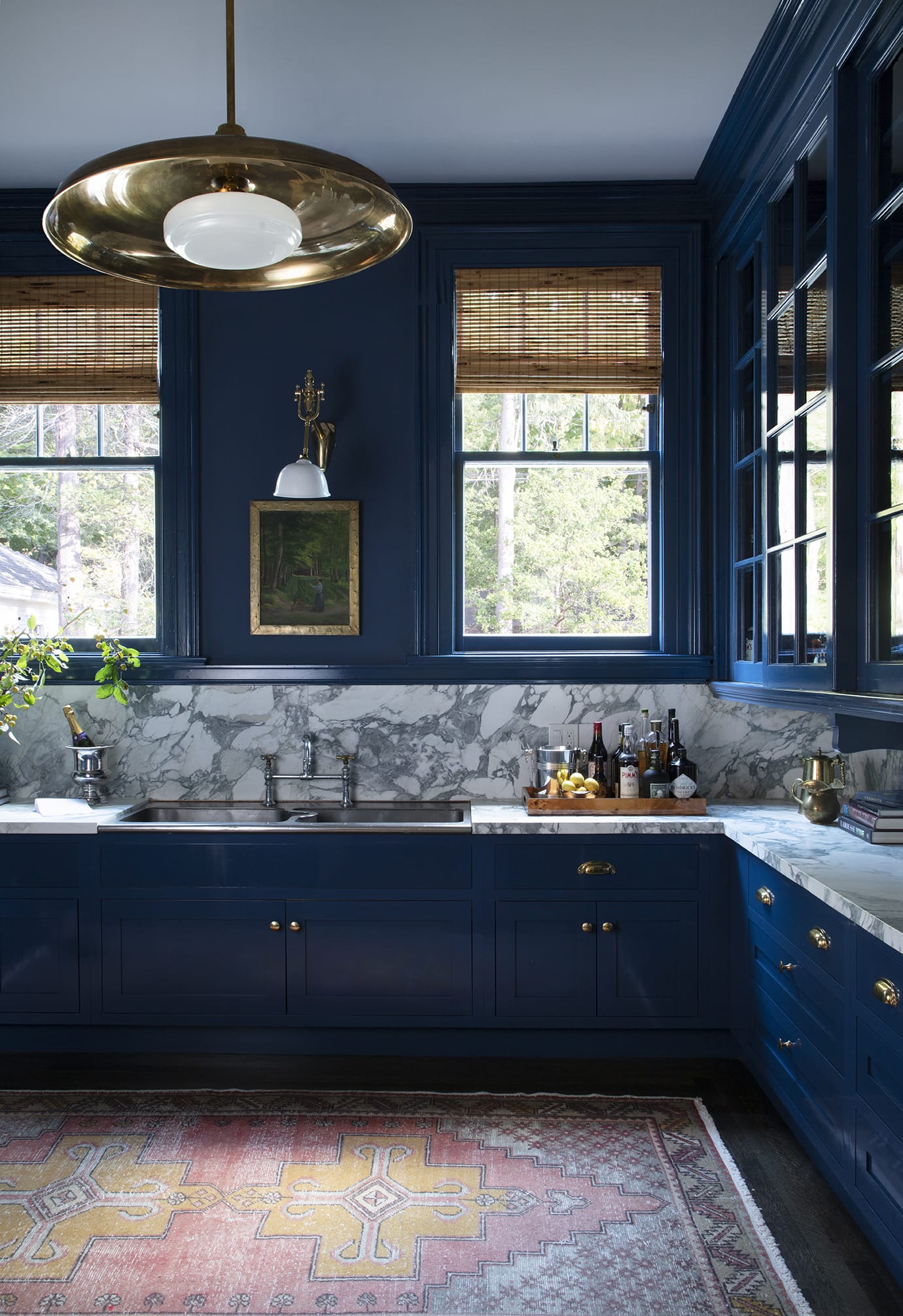 Photo of a butler's pantry in Newton MA, near Boston that was renovated by New England Design and Construction