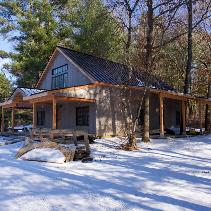 A beautiful architectural design build barn in Wayland, MA by New England Design & Construction and Hardwick Post and Beam