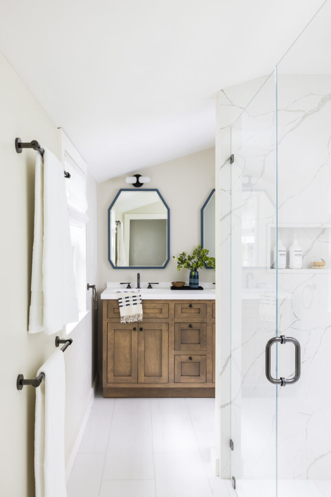 A beautiful Wayland, MA bathroom - collaboration by KMID and NEDC